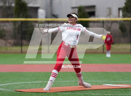 Thumbnail 1 in Antonian Prep vs. Bridgeland (NFCA Texas Leadoff Classic) photogallery.