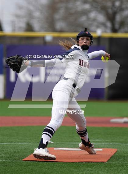 Thumbnail 2 in Antonian Prep vs. Bridgeland (NFCA Texas Leadoff Classic) photogallery.