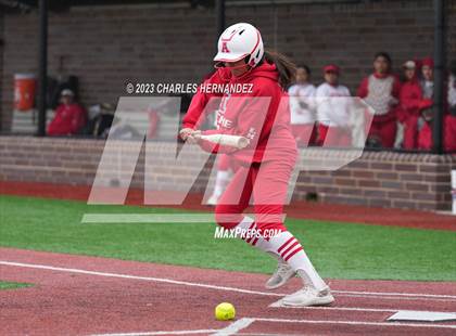 Thumbnail 2 in Antonian Prep vs. Bridgeland (NFCA Texas Leadoff Classic) photogallery.