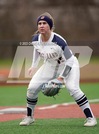 Thumbnail 2 in Antonian Prep vs. Bridgeland (NFCA Texas Leadoff Classic) photogallery.