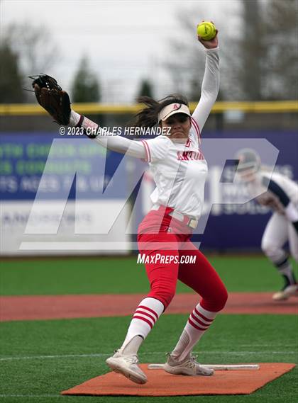 Thumbnail 2 in Antonian Prep vs. Bridgeland (NFCA Texas Leadoff Classic) photogallery.