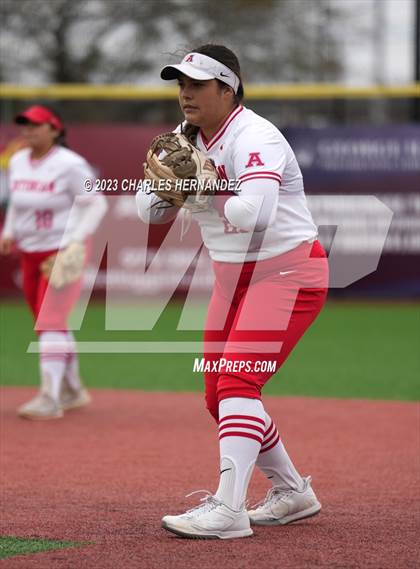 Thumbnail 3 in Antonian Prep vs. Bridgeland (NFCA Texas Leadoff Classic) photogallery.