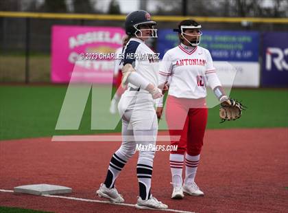 Thumbnail 2 in Antonian Prep vs. Bridgeland (NFCA Texas Leadoff Classic) photogallery.
