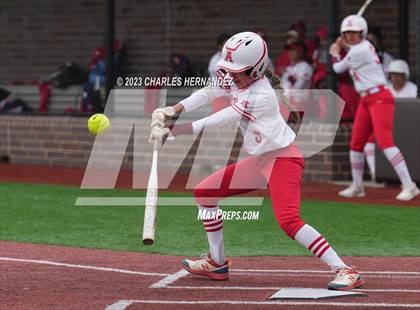 Thumbnail 2 in Antonian Prep vs. Bridgeland (NFCA Texas Leadoff Classic) photogallery.