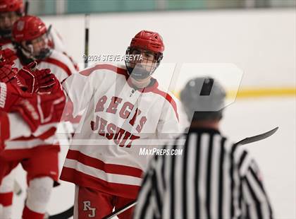 Thumbnail 2 in Regis Jesuit vs. Monarch (CHSAA 5A Frozen Four) photogallery.