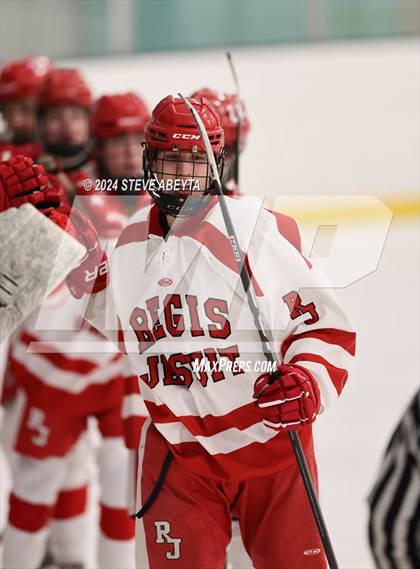 Thumbnail 2 in Regis Jesuit vs. Monarch (CHSAA 5A Frozen Four) photogallery.