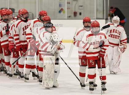 Thumbnail 1 in Regis Jesuit vs. Monarch (CHSAA 5A Frozen Four) photogallery.