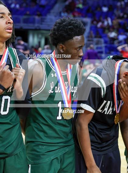 Thumbnail 3 in Plano East vs. Lake Ridge (UIL 6A Basketball Semifinal Medal Ceremony) photogallery.