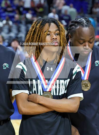 Thumbnail 2 in Plano East vs. Lake Ridge (UIL 6A Basketball Semifinal Medal Ceremony) photogallery.