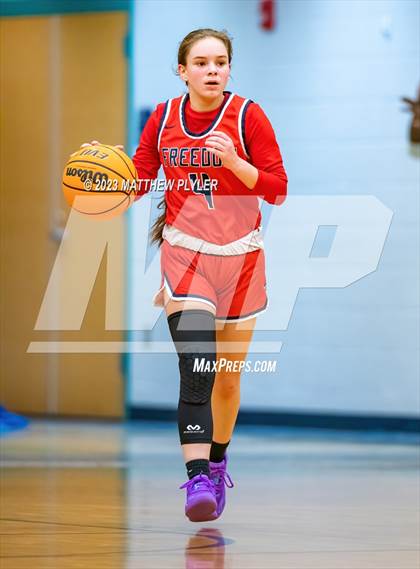 Thumbnail 2 in Fayetteville Christian vs. Freedom Christian Academy (SAC Conference Semi-Final) photogallery.