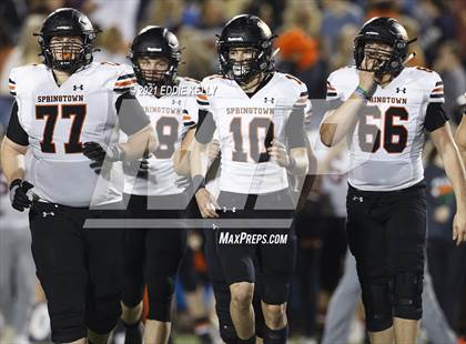 Thumbnail 2 in Hirschi vs. Springtown (UIL 4A D1 Quarterfinal Playoff) photogallery.