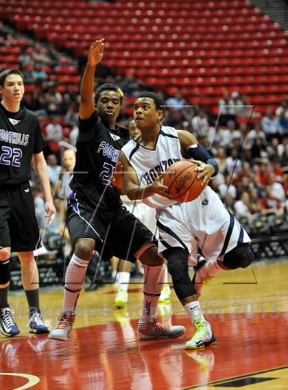 Thumbnail 1 in Foothills Christian vs. Horizon (CIF SDS D5 Final) photogallery.