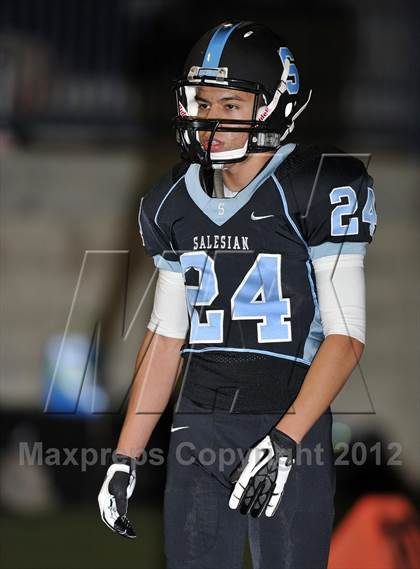 Thumbnail 1 in Salesian vs. Capistrano Valley Christian (CIF SS Playoffs) photogallery.