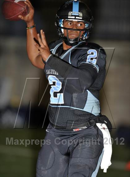 Thumbnail 3 in Salesian vs. Capistrano Valley Christian (CIF SS Playoffs) photogallery.