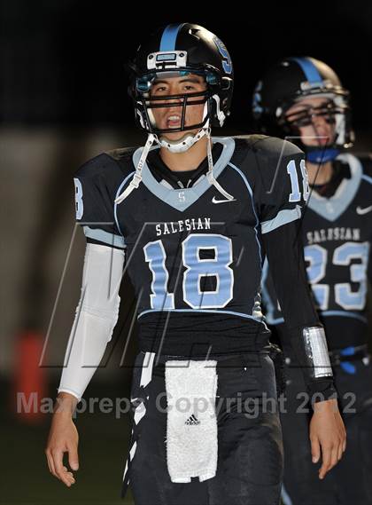 Thumbnail 3 in Salesian vs. Capistrano Valley Christian (CIF SS Playoffs) photogallery.