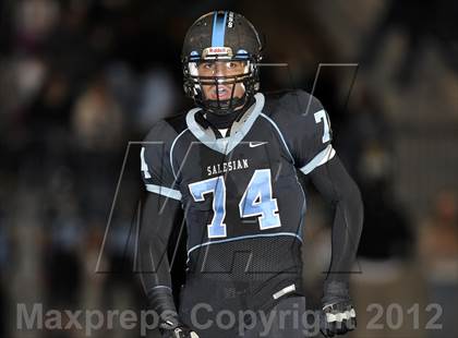 Thumbnail 3 in Salesian vs. Capistrano Valley Christian (CIF SS Playoffs) photogallery.