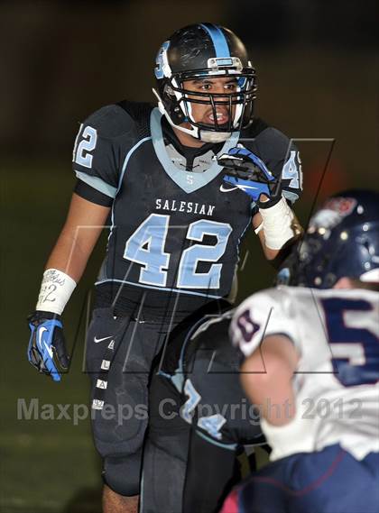 Thumbnail 1 in Salesian vs. Capistrano Valley Christian (CIF SS Playoffs) photogallery.
