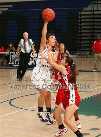Thumbnail 2 in San Marcos vs. Lawndale (So Cal Holiday Prep Classic) photogallery.