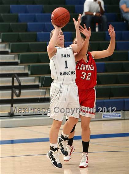 Thumbnail 2 in San Marcos vs. Lawndale (So Cal Holiday Prep Classic) photogallery.