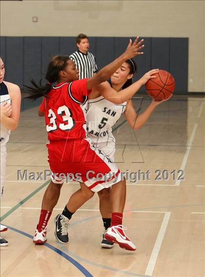 Thumbnail 2 in San Marcos vs. Lawndale (So Cal Holiday Prep Classic) photogallery.