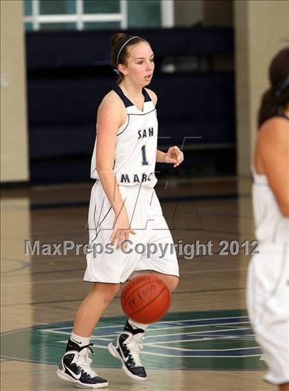 Thumbnail 2 in San Marcos vs. Lawndale (So Cal Holiday Prep Classic) photogallery.