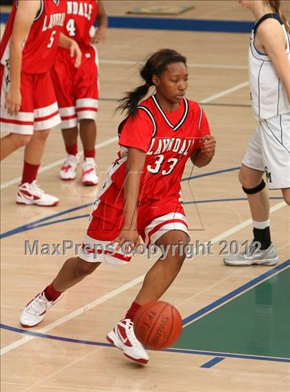 Thumbnail 1 in San Marcos vs. Lawndale (So Cal Holiday Prep Classic) photogallery.