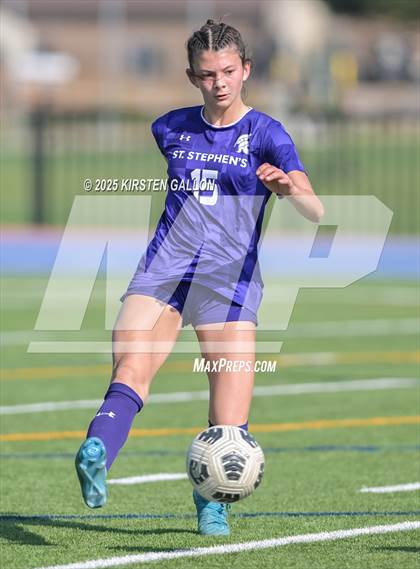 Thumbnail 2 in Hockaday vs St. Stephens (SPC Soccer 4A Championship) photogallery.