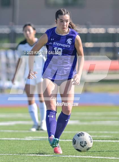 Thumbnail 1 in Hockaday vs St. Stephens (SPC Soccer 4A Championship) photogallery.