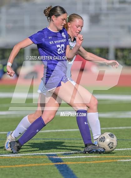 Thumbnail 2 in Hockaday vs St. Stephens (SPC Soccer 4A Championship) photogallery.