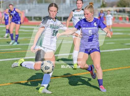 Thumbnail 3 in Hockaday vs St. Stephens (SPC Soccer 4A Championship) photogallery.