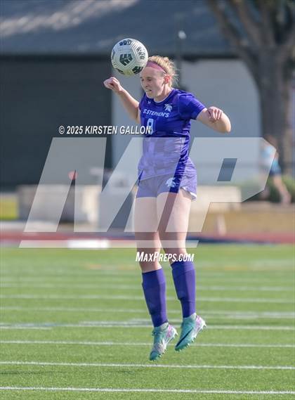 Thumbnail 3 in Hockaday vs St. Stephens (SPC Soccer 4A Championship) photogallery.