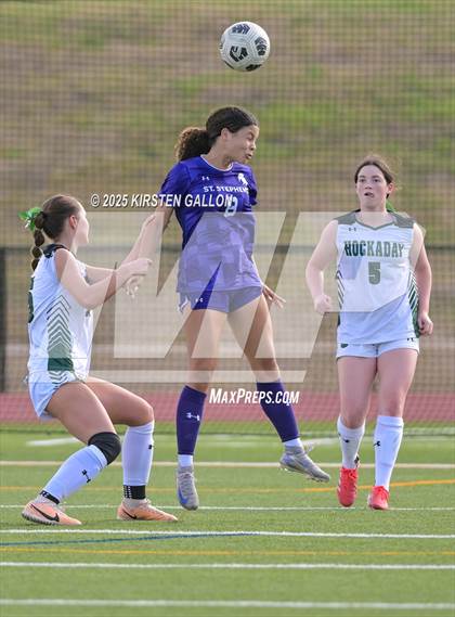 Thumbnail 2 in Hockaday vs St. Stephens (SPC Soccer 4A Championship) photogallery.