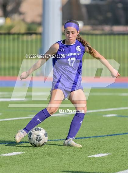 Thumbnail 2 in Hockaday vs St. Stephens (SPC Soccer 4A Championship) photogallery.