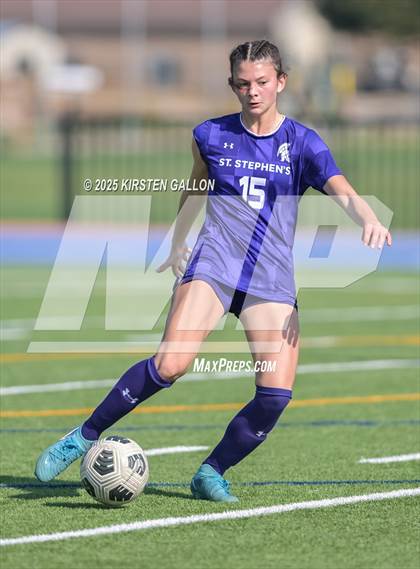 Thumbnail 1 in Hockaday vs St. Stephens (SPC Soccer 4A Championship) photogallery.