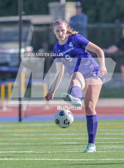 Thumbnail 3 in Hockaday vs St. Stephens (SPC Soccer 4A Championship) photogallery.
