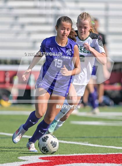 Thumbnail 3 in Hockaday vs St. Stephens (SPC Soccer 4A Championship) photogallery.