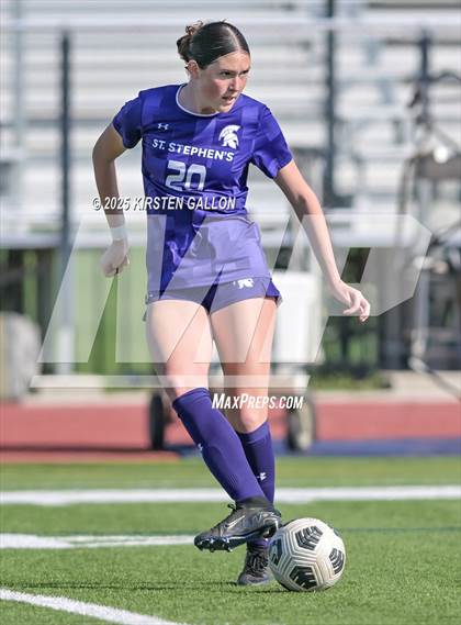 Thumbnail 1 in Hockaday vs St. Stephens (SPC Soccer 4A Championship) photogallery.