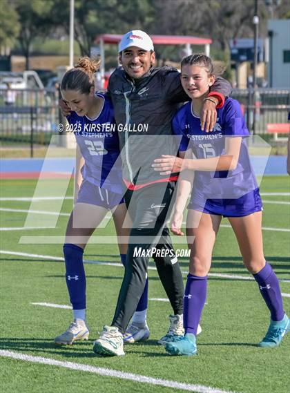 Thumbnail 3 in Hockaday vs St. Stephens (SPC Soccer 4A Championship) photogallery.