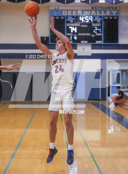 Thumbnail 3 in Willow Canyon vs. Liberty (Hoopsgiving Tournament) photogallery.