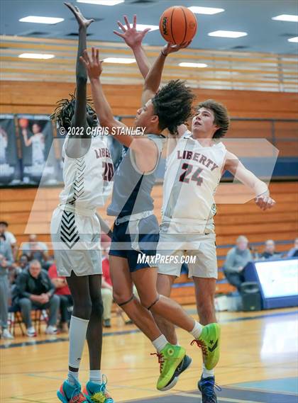 Thumbnail 2 in Willow Canyon vs. Liberty (Hoopsgiving Tournament) photogallery.