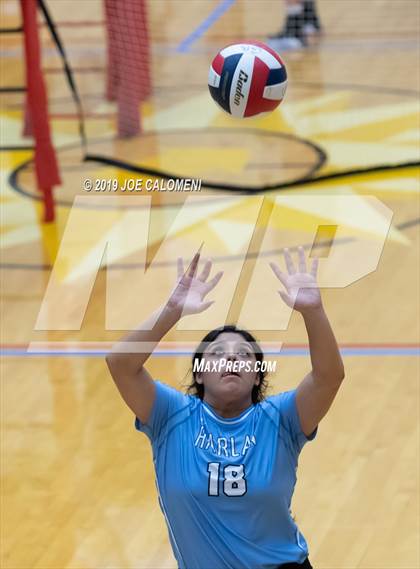 Thumbnail 1 in Fulshear vs Harlan (NEISD Volleyball Tournament) photogallery.
