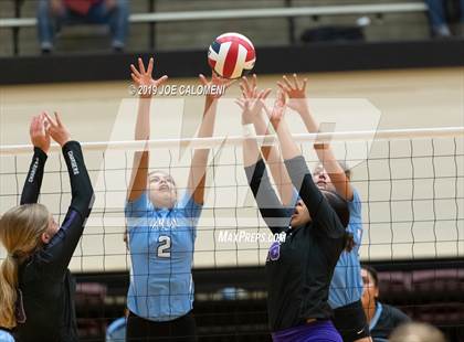 Thumbnail 1 in Fulshear vs Harlan (NEISD Volleyball Tournament) photogallery.