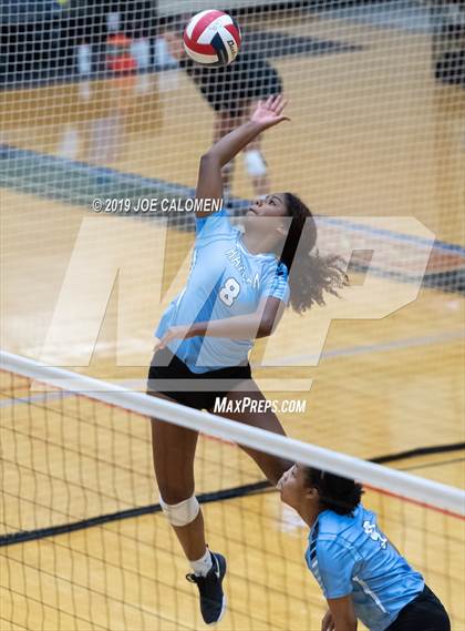 Thumbnail 3 in Fulshear vs Harlan (NEISD Volleyball Tournament) photogallery.