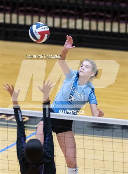Thumbnail 3 in Fulshear vs Harlan (NEISD Volleyball Tournament) photogallery.