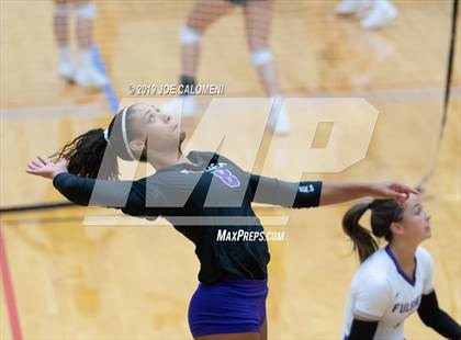 Thumbnail 1 in Fulshear vs Harlan (NEISD Volleyball Tournament) photogallery.