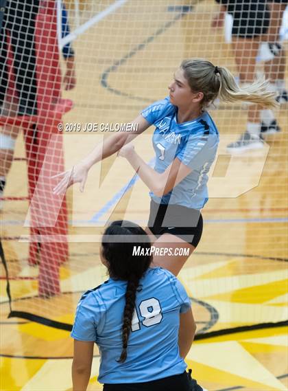 Thumbnail 3 in Fulshear vs Harlan (NEISD Volleyball Tournament) photogallery.