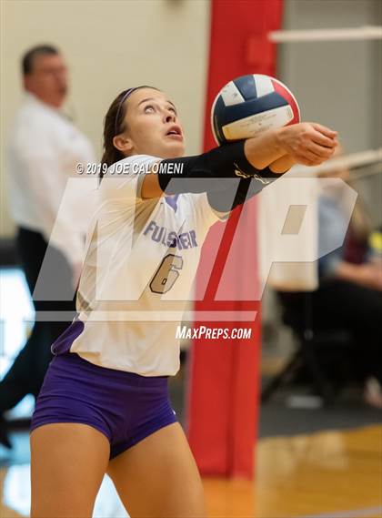 Thumbnail 3 in Fulshear vs Harlan (NEISD Volleyball Tournament) photogallery.