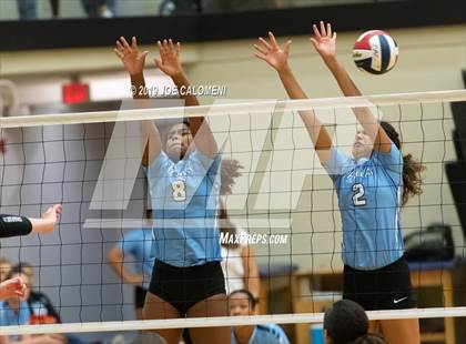 Thumbnail 3 in Fulshear vs Harlan (NEISD Volleyball Tournament) photogallery.