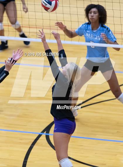Thumbnail 2 in Fulshear vs Harlan (NEISD Volleyball Tournament) photogallery.