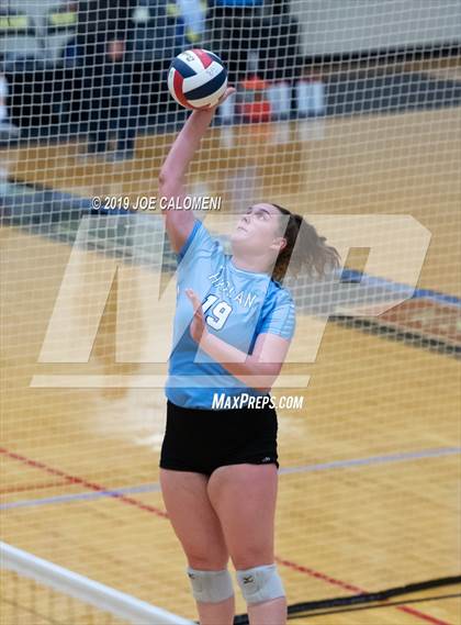 Thumbnail 1 in Fulshear vs Harlan (NEISD Volleyball Tournament) photogallery.